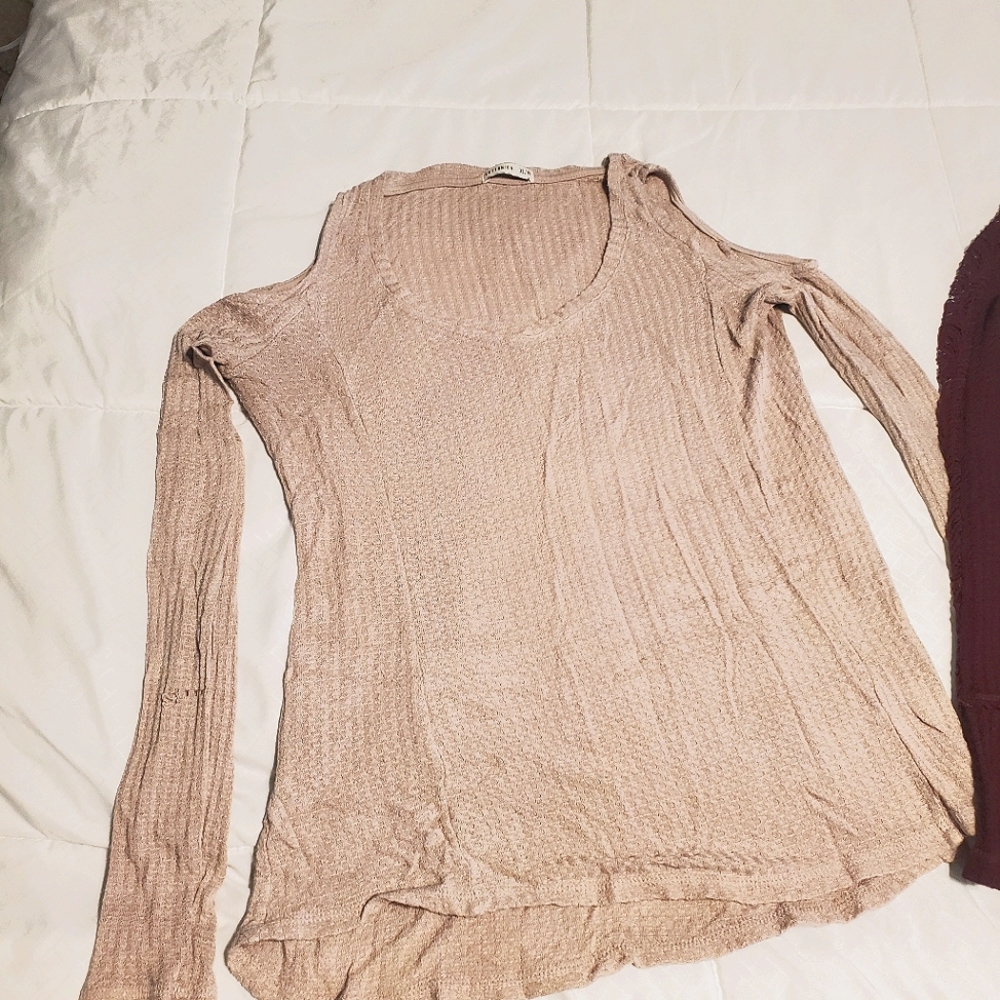 Cotton:On Exposed shoulder long sleeve knit top